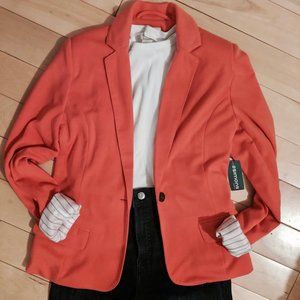 Super fun coral/pink Blazer NWT!!!